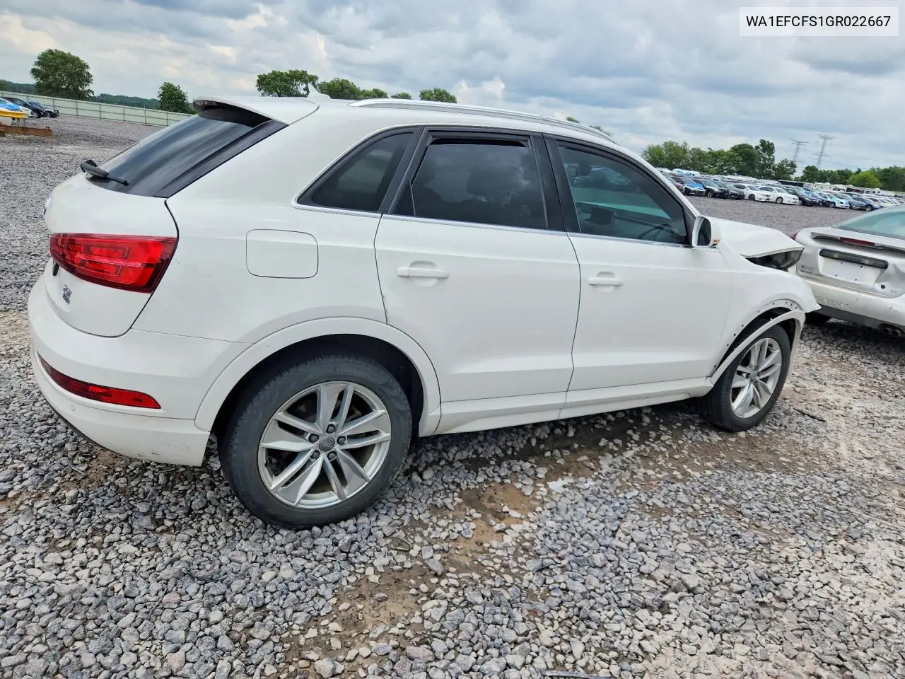 2016 Audi Q3 Premium Plus VIN: WA1EFCFS1GR022667 Lot: 56869306