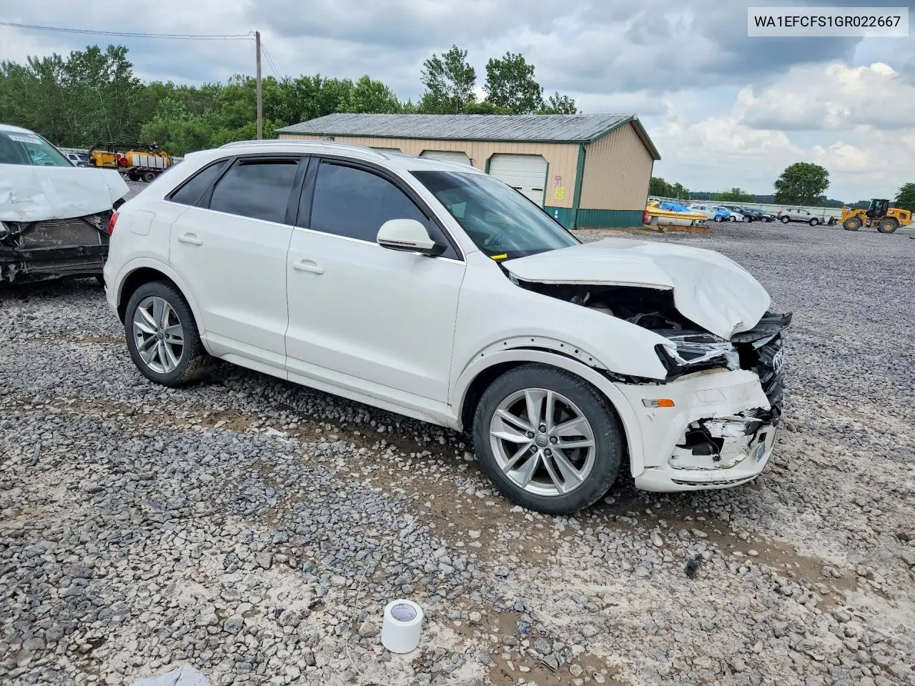 2016 Audi Q3 Premium Plus VIN: WA1EFCFS1GR022667 Lot: 56869306