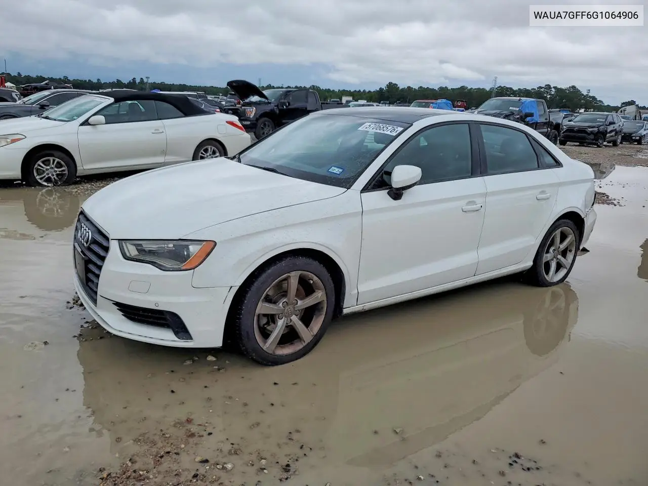 2016 Audi A3 Premium VIN: WAUA7GFF6G1064906 Lot: 57068576