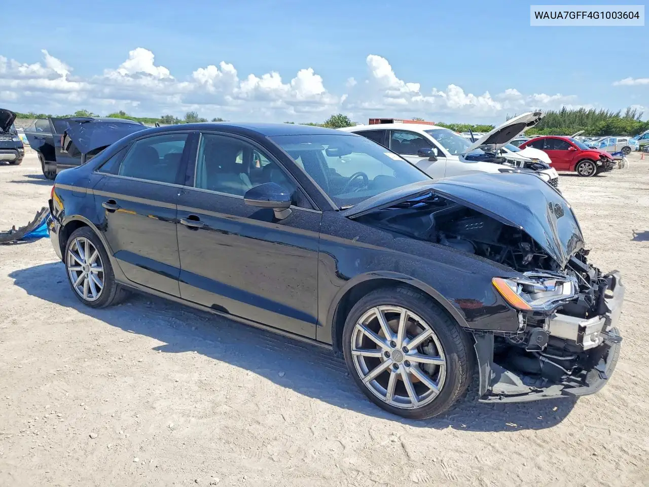 2016 Audi A3 Premium VIN: WAUA7GFF4G1003604 Lot: 57421546