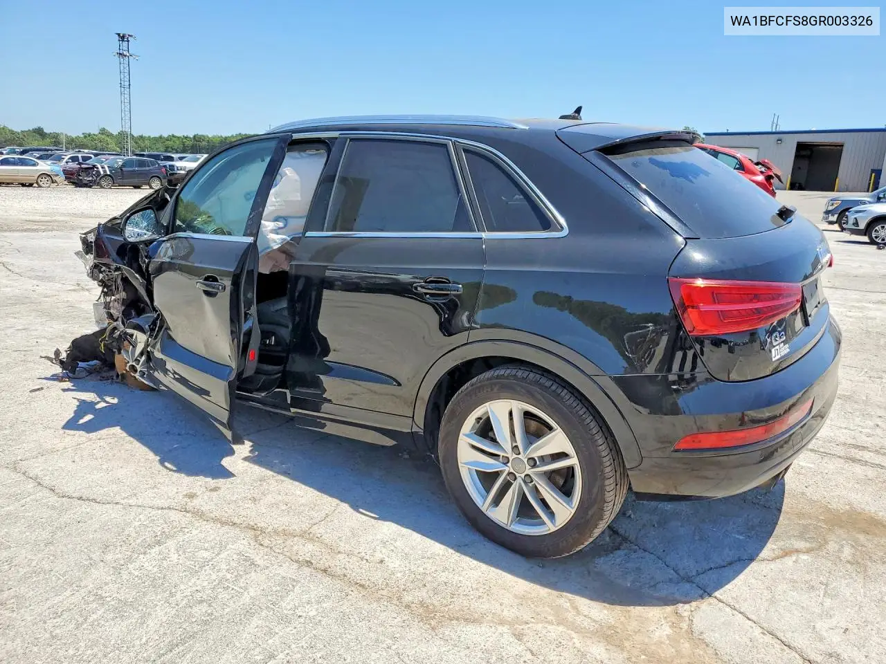 2016 Audi Q3 Premium Plus VIN: WA1BFCFS8GR003326 Lot: 57850806