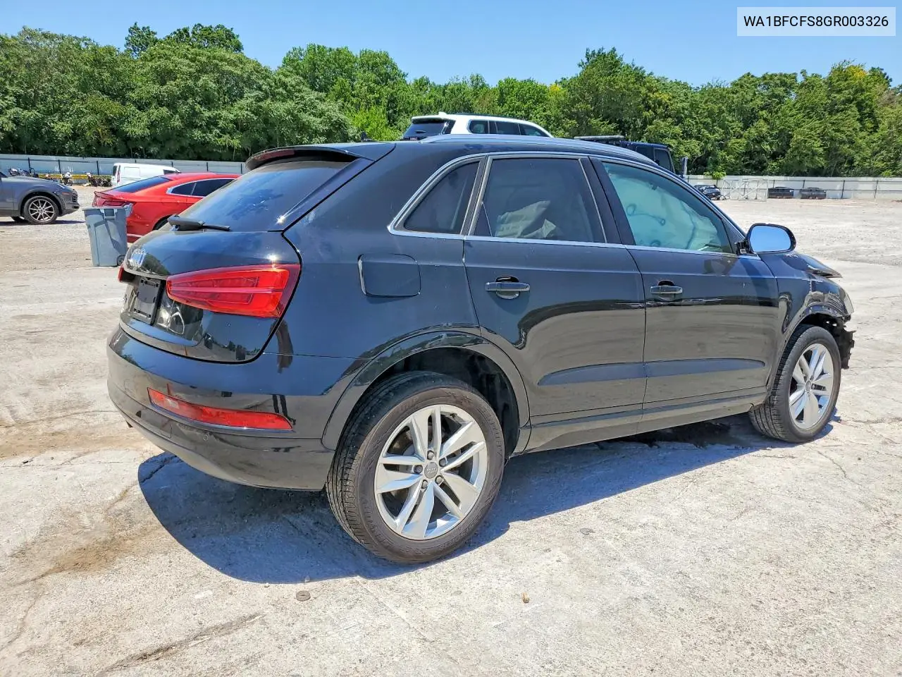 2016 Audi Q3 Premium Plus VIN: WA1BFCFS8GR003326 Lot: 57850806