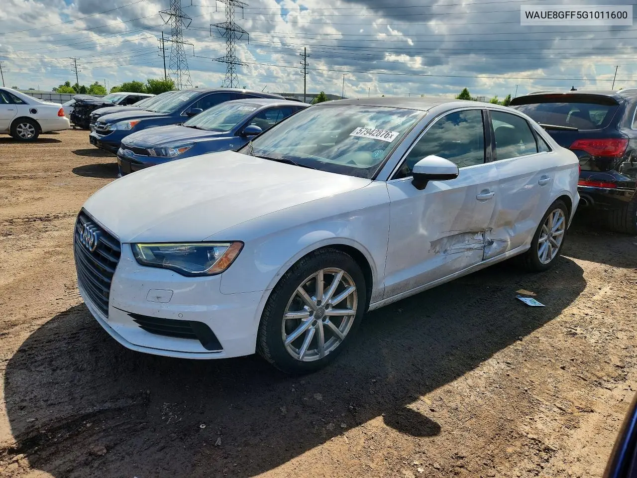 2016 Audi A3 Premium Plus VIN: WAUE8GFF5G1011600 Lot: 57942876