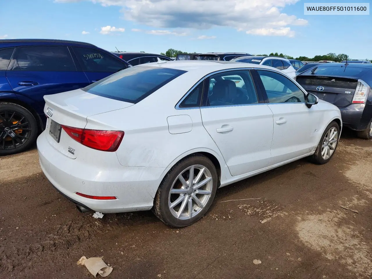 2016 Audi A3 Premium Plus VIN: WAUE8GFF5G1011600 Lot: 57942876