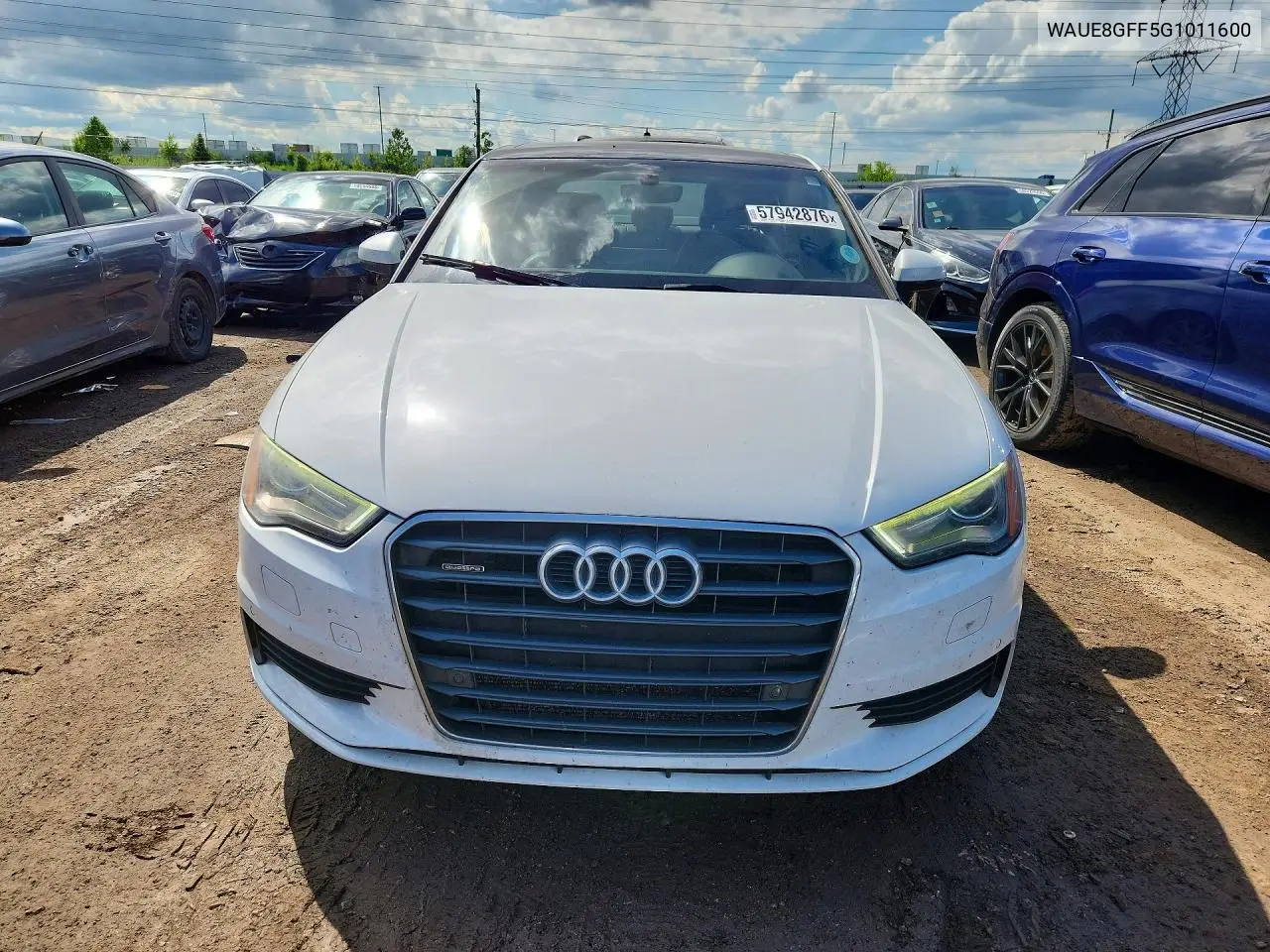 2016 Audi A3 Premium Plus VIN: WAUE8GFF5G1011600 Lot: 57942876