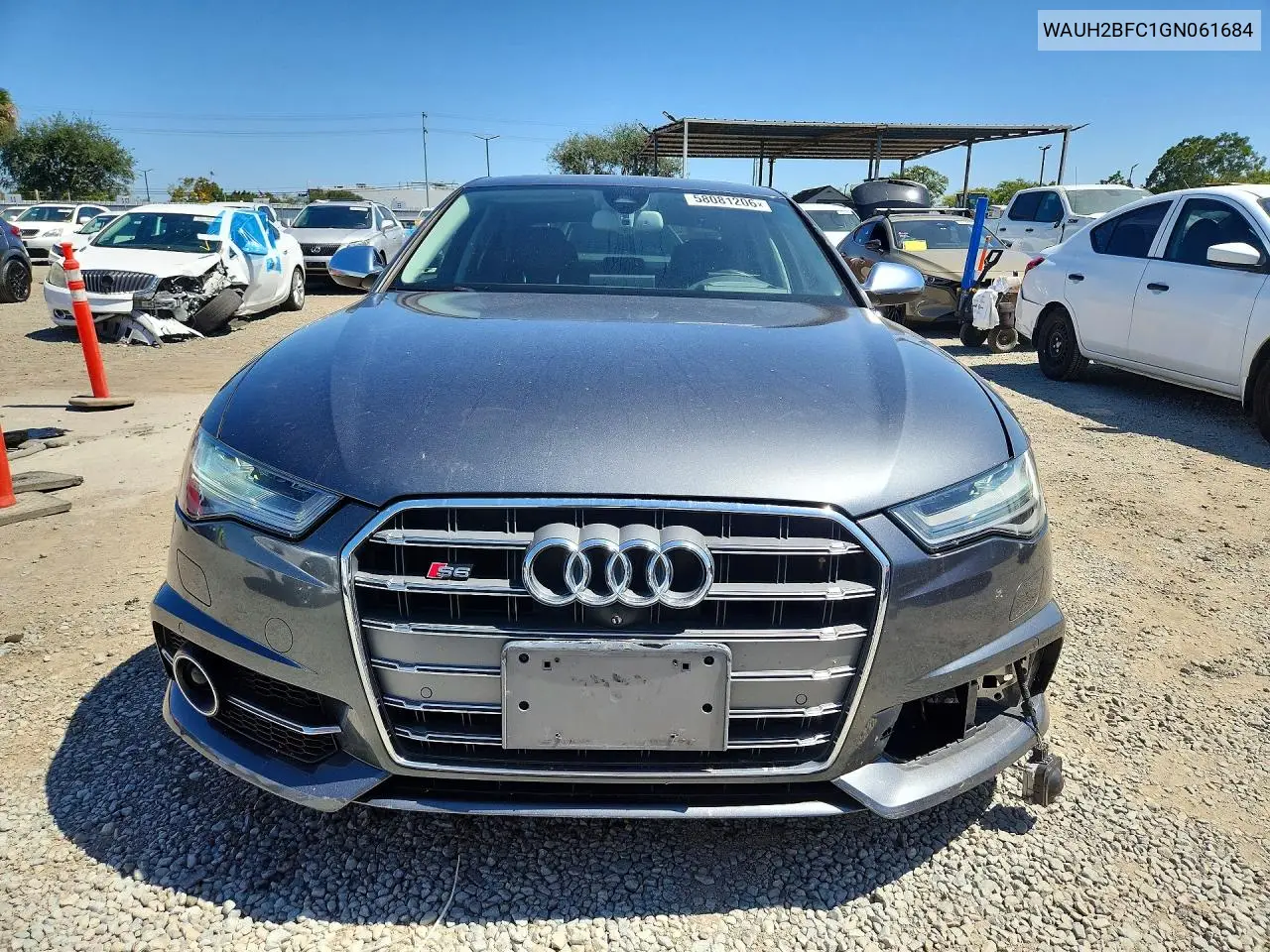2016 Audi S6 Prestige VIN: WAUH2BFC1GN061684 Lot: 58081206