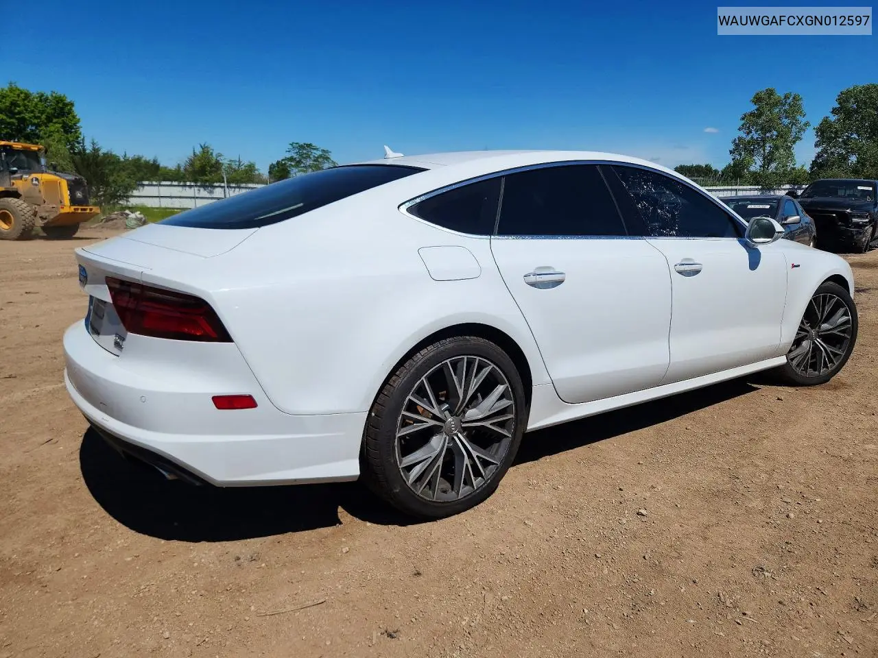 2016 Audi A7 Premium Plus VIN: WAUWGAFCXGN012597 Lot: 58258116