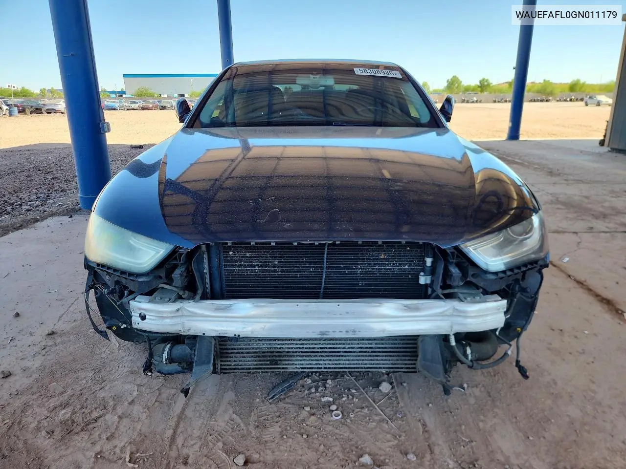 2016 Audi A4 Premium Plus S-Line VIN: WAUEFAFL0GN011179 Lot: 58308936