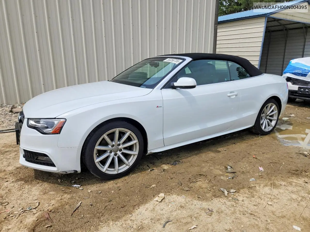 2016 Audi A5 Premium Plus S-Line VIN: WAUM2AFH0GN004395 Lot: 58356706