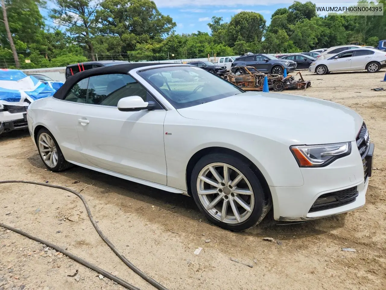 2016 Audi A5 Premium Plus S-Line VIN: WAUM2AFH0GN004395 Lot: 58356706