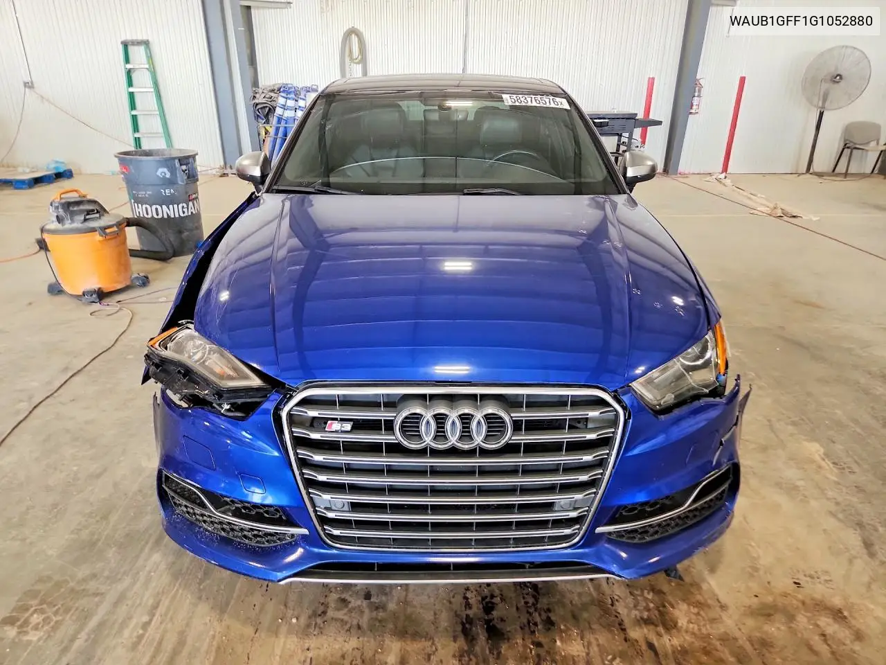 2016 Audi S3 Premium Plus VIN: WAUB1GFF1G1052880 Lot: 58376576