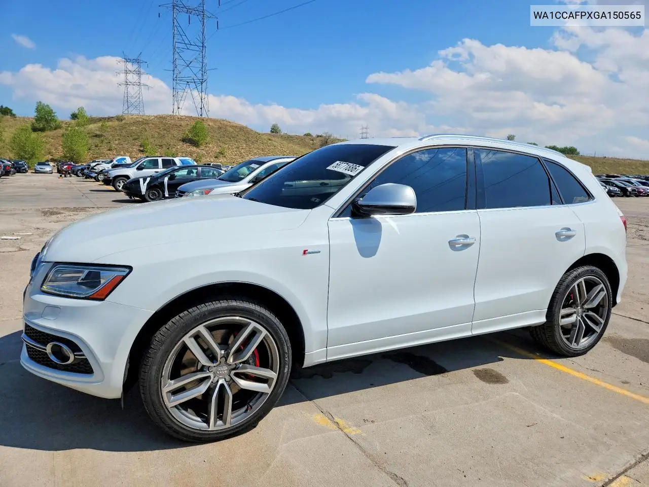 2016 Audi Sq5 Premium Plus VIN: WA1CCAFPXGA150565 Lot: 58771886