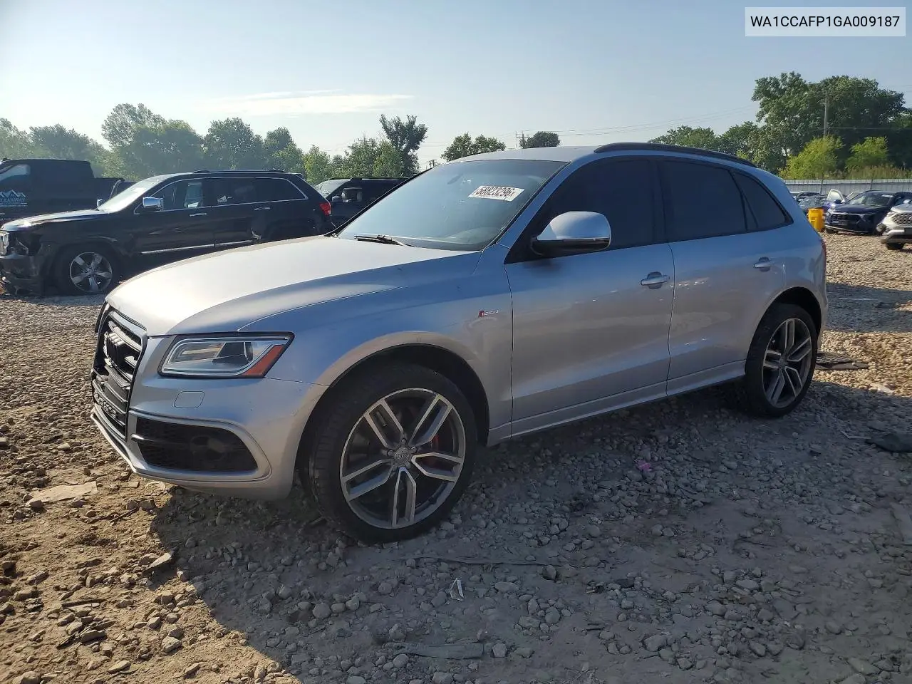 2016 Audi Sq5 Premium Plus VIN: WA1CCAFP1GA009187 Lot: 58823296