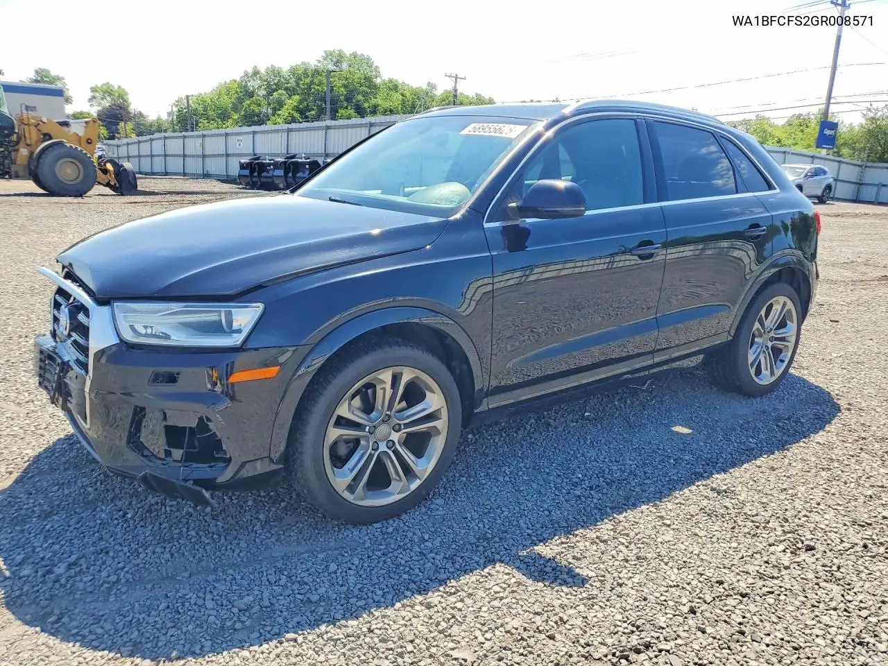 2016 Audi Q3 Premium Plus VIN: WA1BFCFS2GR008571 Lot: 58955626