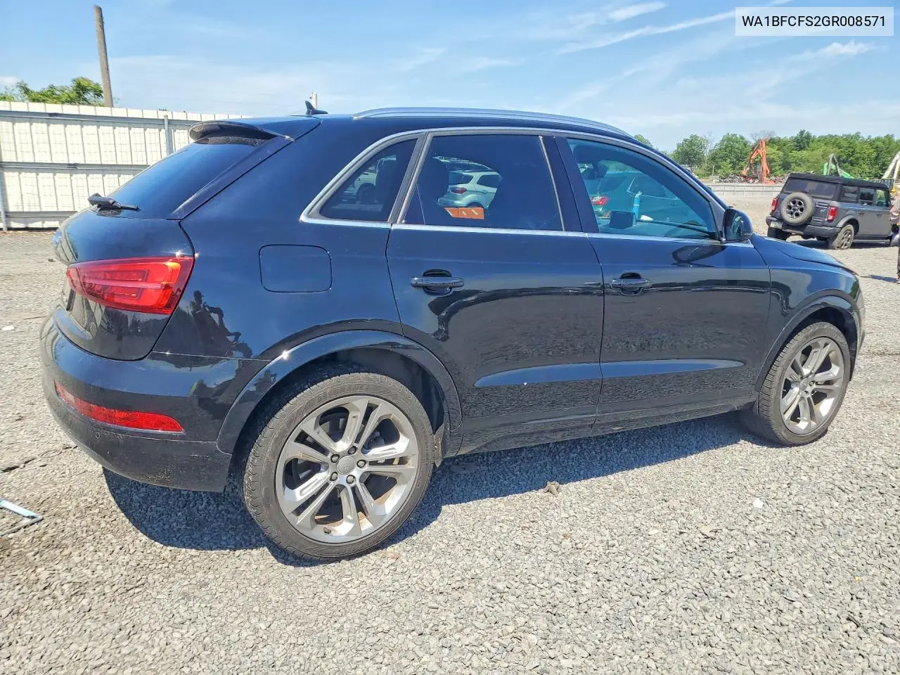 2016 Audi Q3 Premium Plus VIN: WA1BFCFS2GR008571 Lot: 58955626