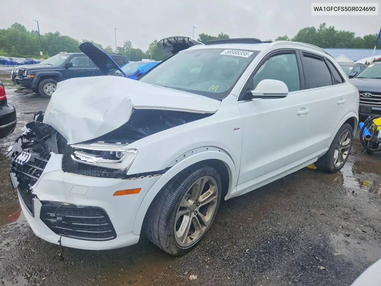 2016 Audi Q3 Prestige VIN: WA1GFCFS5GR024690 Lot: 58988356