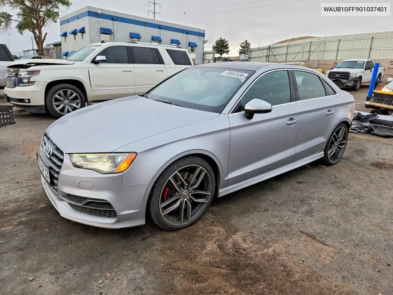 2016 Audi S3 Premium Plus VIN: WAUB1GFF9G1037401 Lot: 59082536