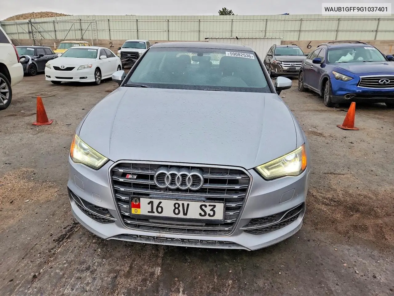 2016 Audi S3 Premium Plus VIN: WAUB1GFF9G1037401 Lot: 59082536