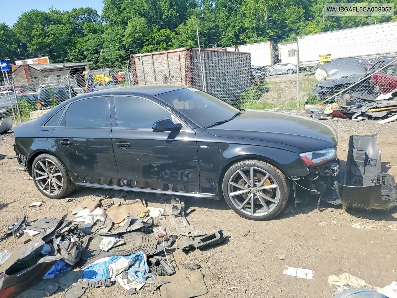 2016 Audi S4 Premium Plus VIN: WAUBGAFL5GA008057 Lot: 59288006