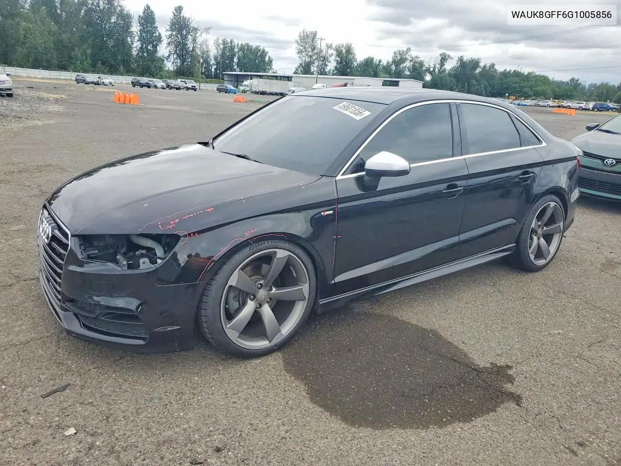 2016 Audi A3 Prestige S-Line VIN: WAUK8GFF6G1005856 Lot: 59601856