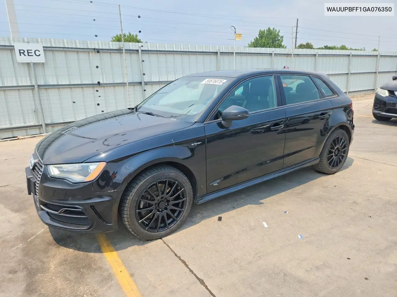 2016 Audi A3 E-Tron Premium VIN: WAUUPBFF1GA076350 Lot: 59876076