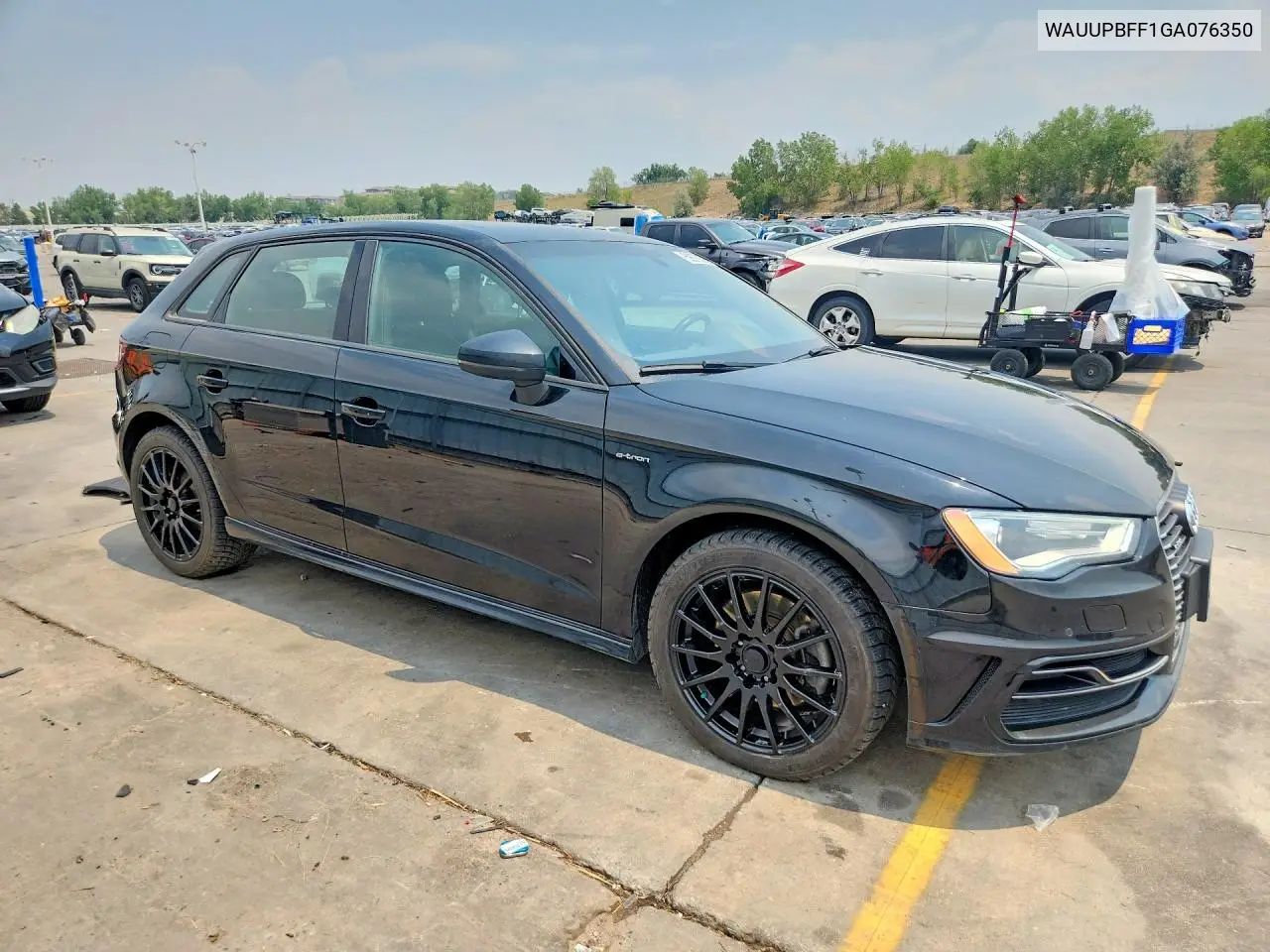 2016 Audi A3 E-Tron Premium VIN: WAUUPBFF1GA076350 Lot: 59876076