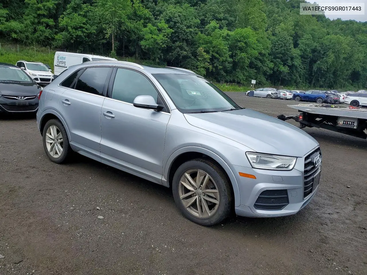 2016 Audi Q3 Premium Plus VIN: WA1EFCFS9GR017443 Lot: 60019096