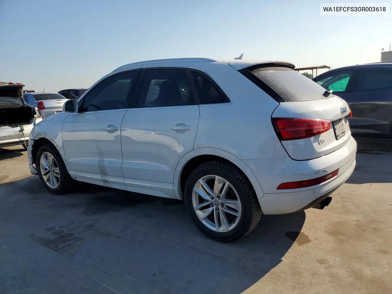 2016 Audi Q3 Premium Plus VIN: WA1EFCFS3GR003618 Lot: 85979575