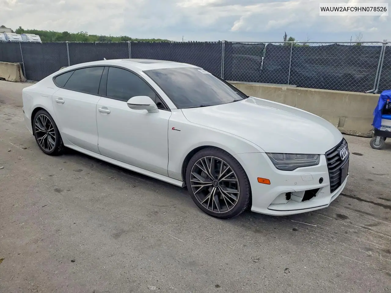 2017 Audi A7 Premium Plus VIN: WAUW2AFC9HN078526 Lot: 52651856