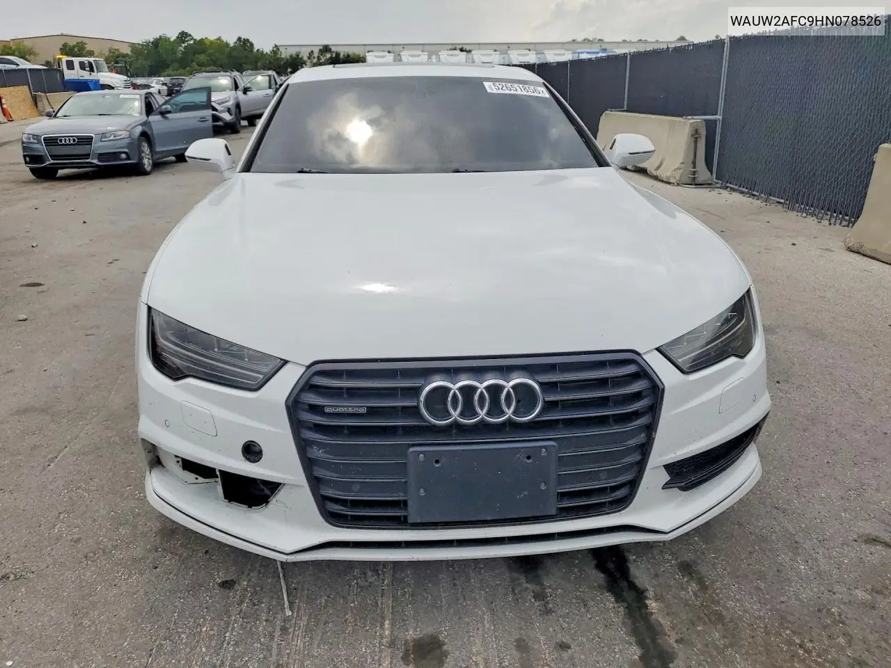 2017 Audi A7 Premium Plus VIN: WAUW2AFC9HN078526 Lot: 52651856