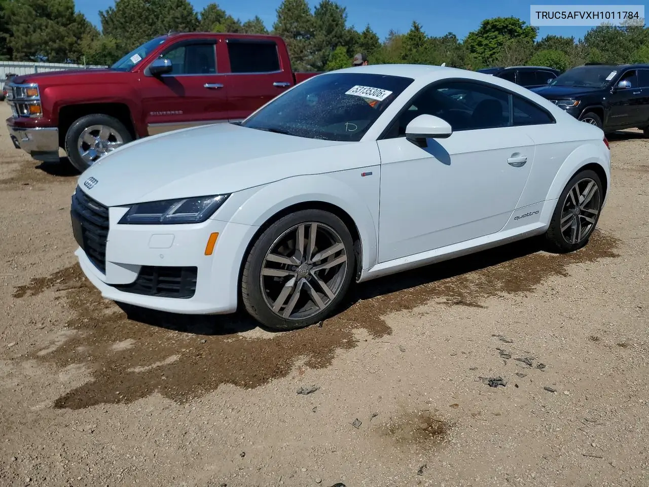 2017 Audi Tt VIN: TRUC5AFVXH1011784 Lot: 53135306