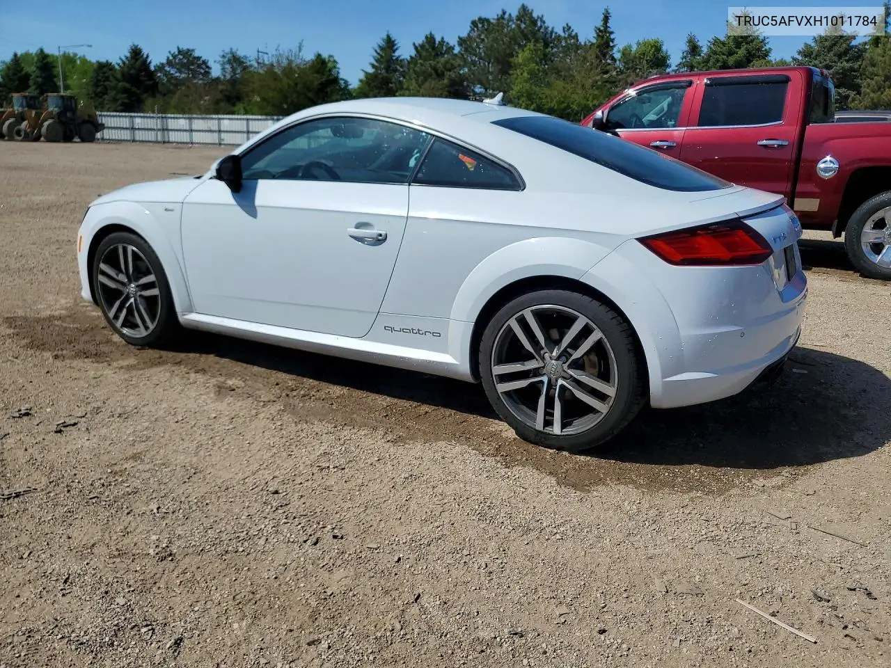 2017 Audi Tt VIN: TRUC5AFVXH1011784 Lot: 53135306