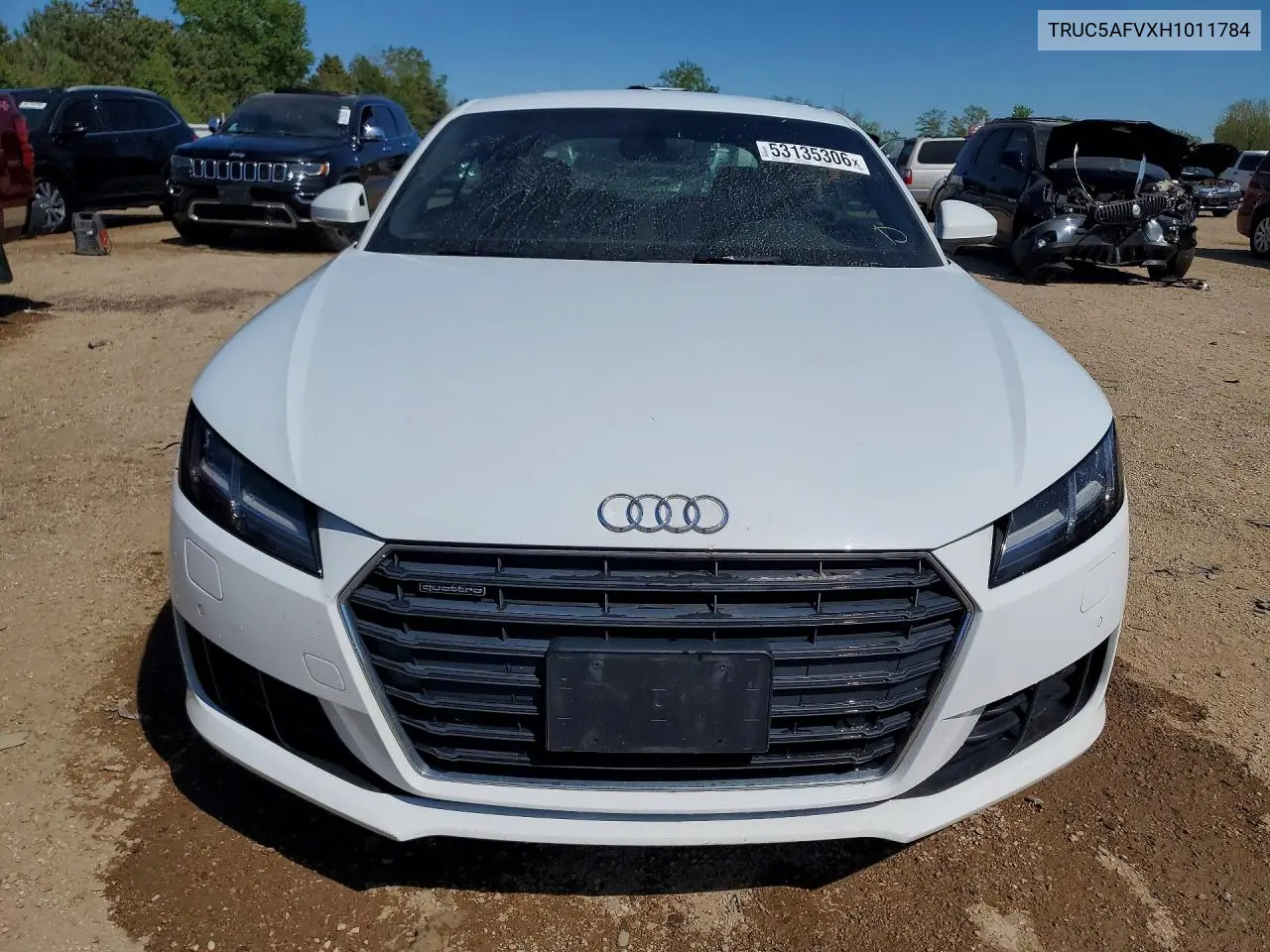 2017 Audi Tt VIN: TRUC5AFVXH1011784 Lot: 53135306