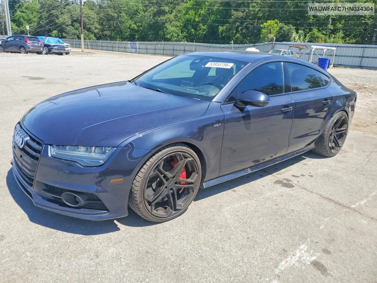 2017 Audi S7 Premium Plus VIN: WAUWFAFC7HN034304 Lot: 53953796