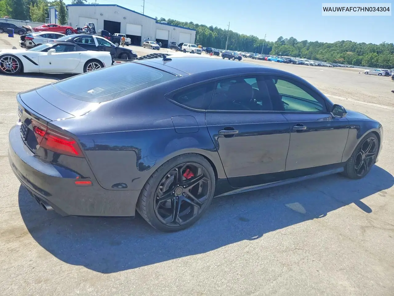 2017 Audi S7 Premium Plus VIN: WAUWFAFC7HN034304 Lot: 53953796