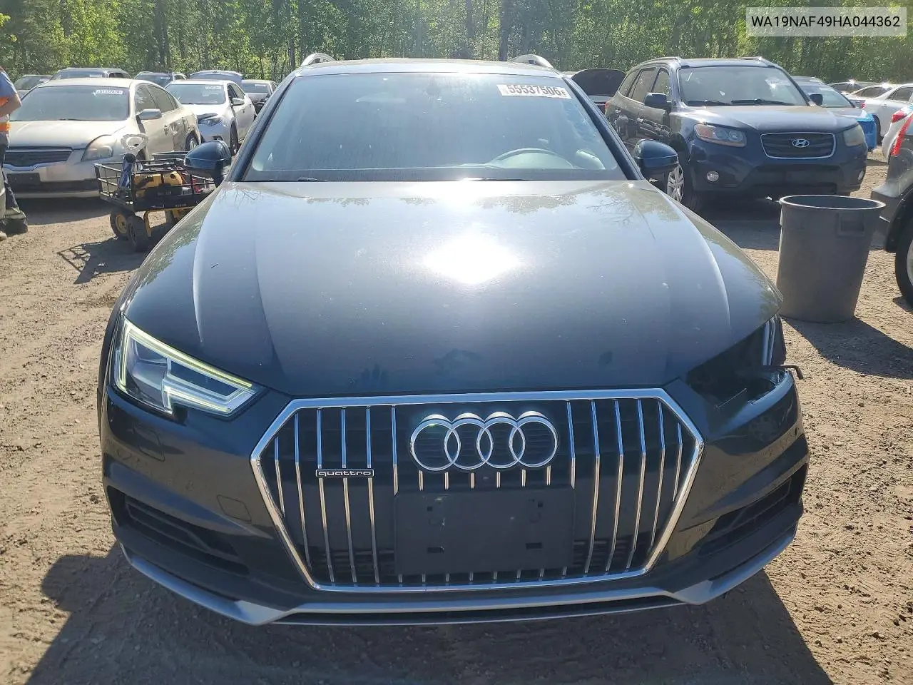 2017 Audi A4 Allroad Prestige VIN: WA19NAF49HA044362 Lot: 55537506