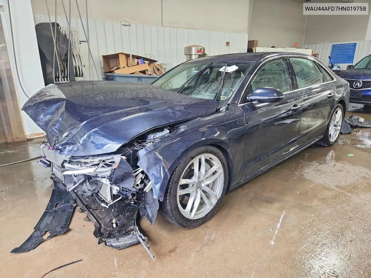 2017 Audi A8 L Quattro VIN: WAU44AFD7HN019758 Lot: 55578356