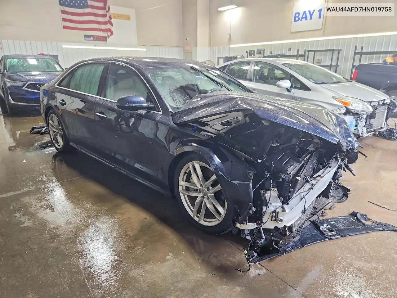 2017 Audi A8 L Quattro VIN: WAU44AFD7HN019758 Lot: 55578356