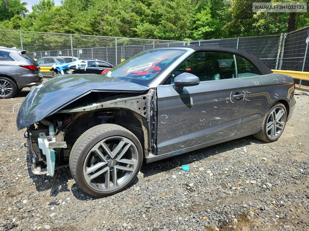 2017 Audi A3 Premium VIN: WAU6ULFF3H1032133 Lot: 56346966