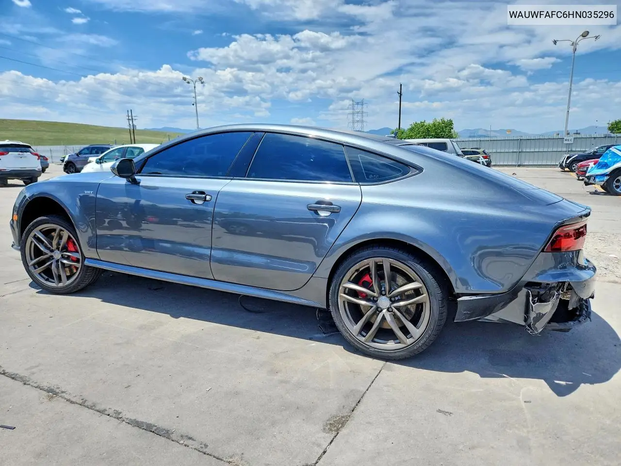 2017 Audi S7 Premium Plus VIN: WAUWFAFC6HN035296 Lot: 56451726