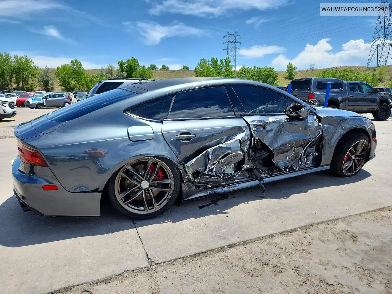 2017 Audi S7 Premium Plus VIN: WAUWFAFC6HN035296 Lot: 56451726