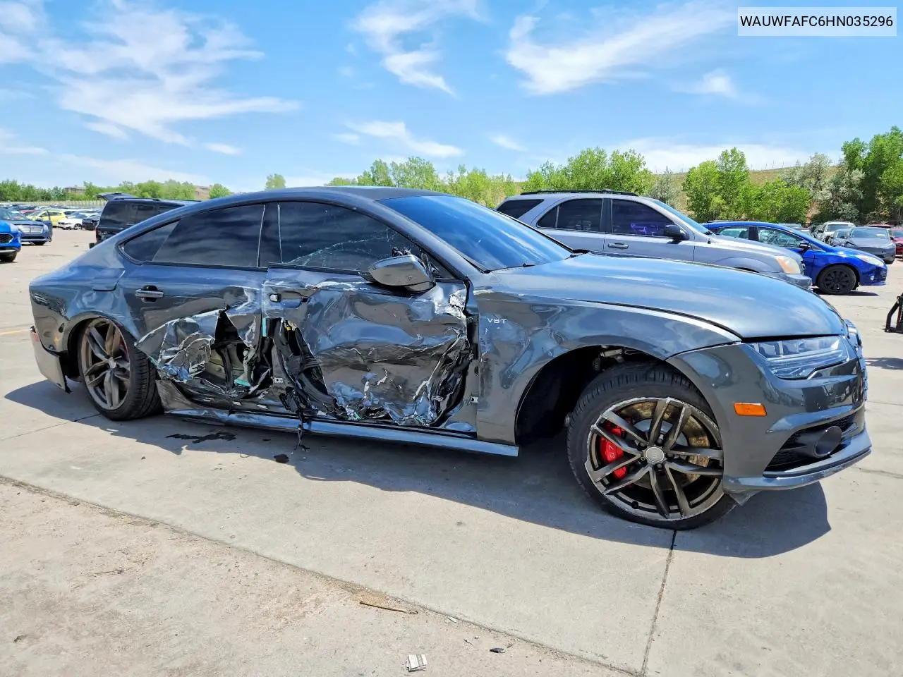 2017 Audi S7 Premium Plus VIN: WAUWFAFC6HN035296 Lot: 56451726