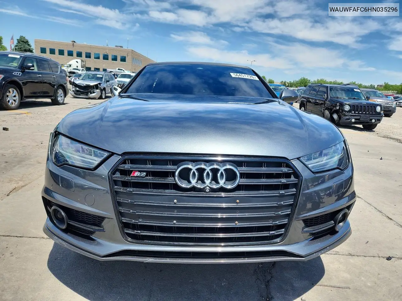 2017 Audi S7 Premium Plus VIN: WAUWFAFC6HN035296 Lot: 56451726