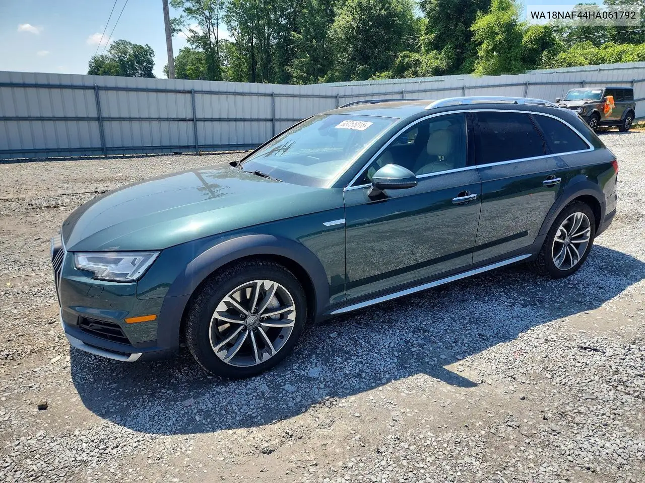 2017 Audi A4 Allroad Premium Plus VIN: WA18NAF44HA061792 Lot: 56755816
