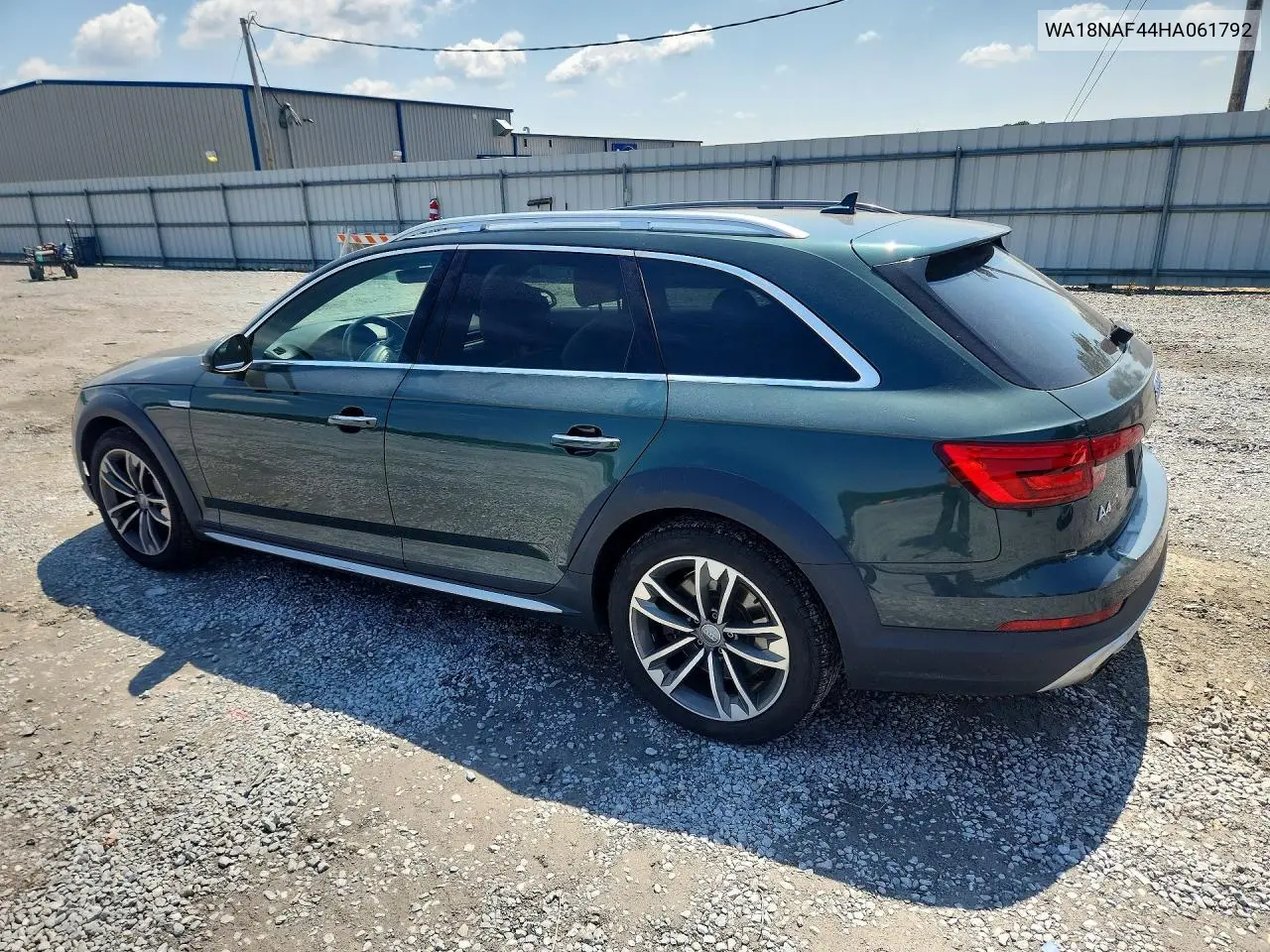 2017 Audi A4 Allroad Premium Plus VIN: WA18NAF44HA061792 Lot: 56755816