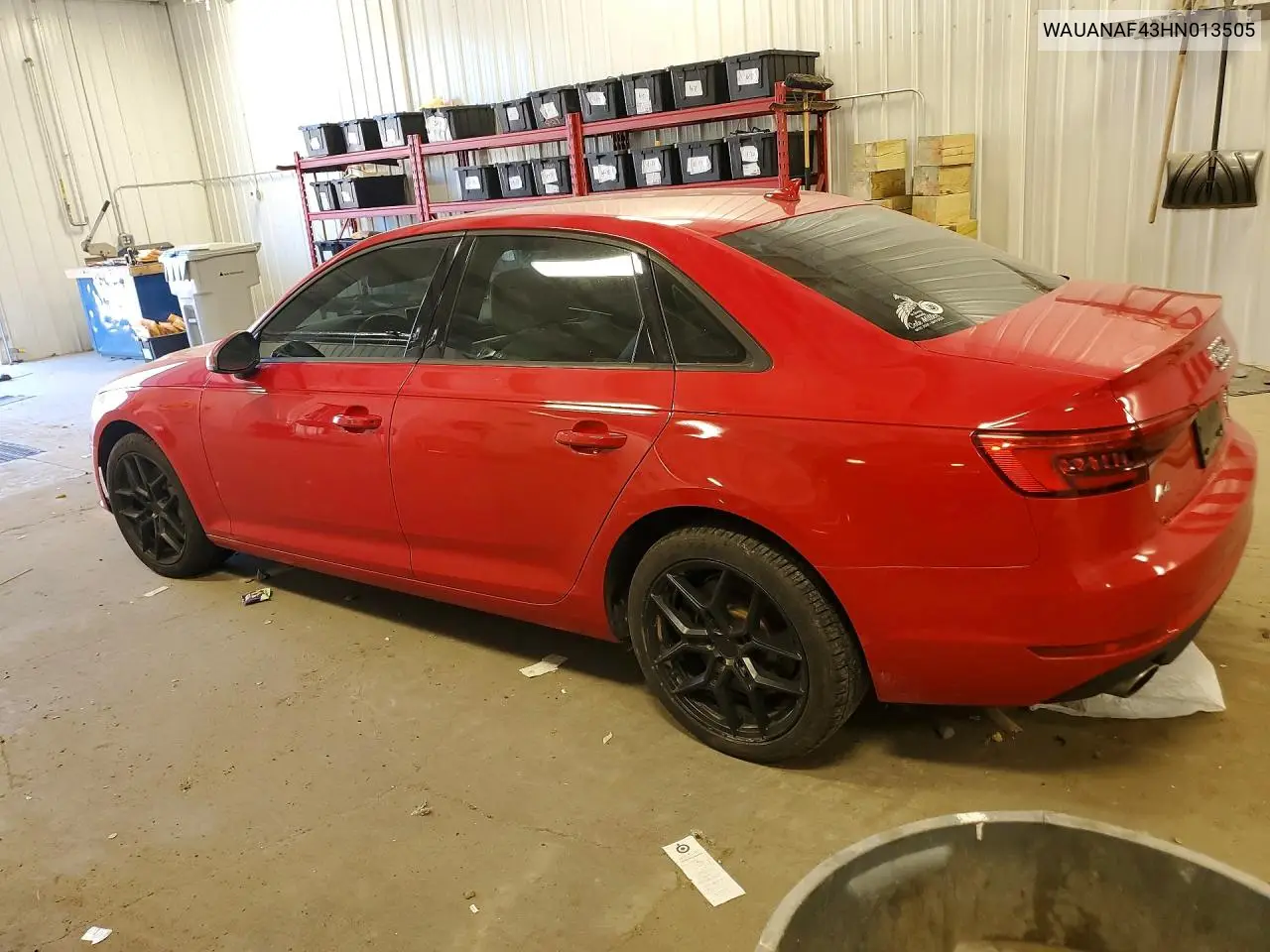 2017 Audi A4 2.0T VIN: WAUANAF43HN013505 Lot: 57391166