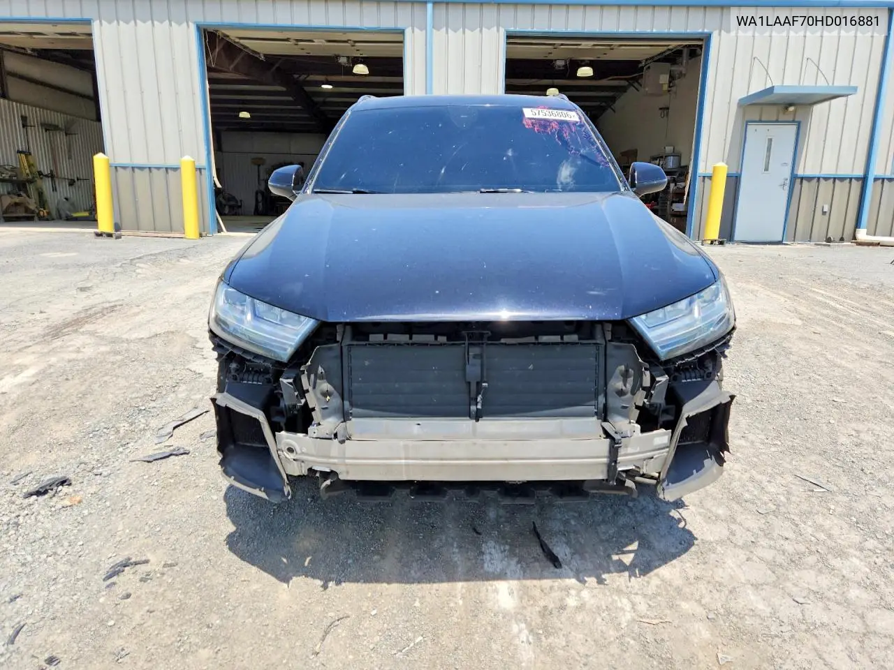 2017 Audi Q7 Premium Plus VIN: WA1LAAF70HD016881 Lot: 57536806