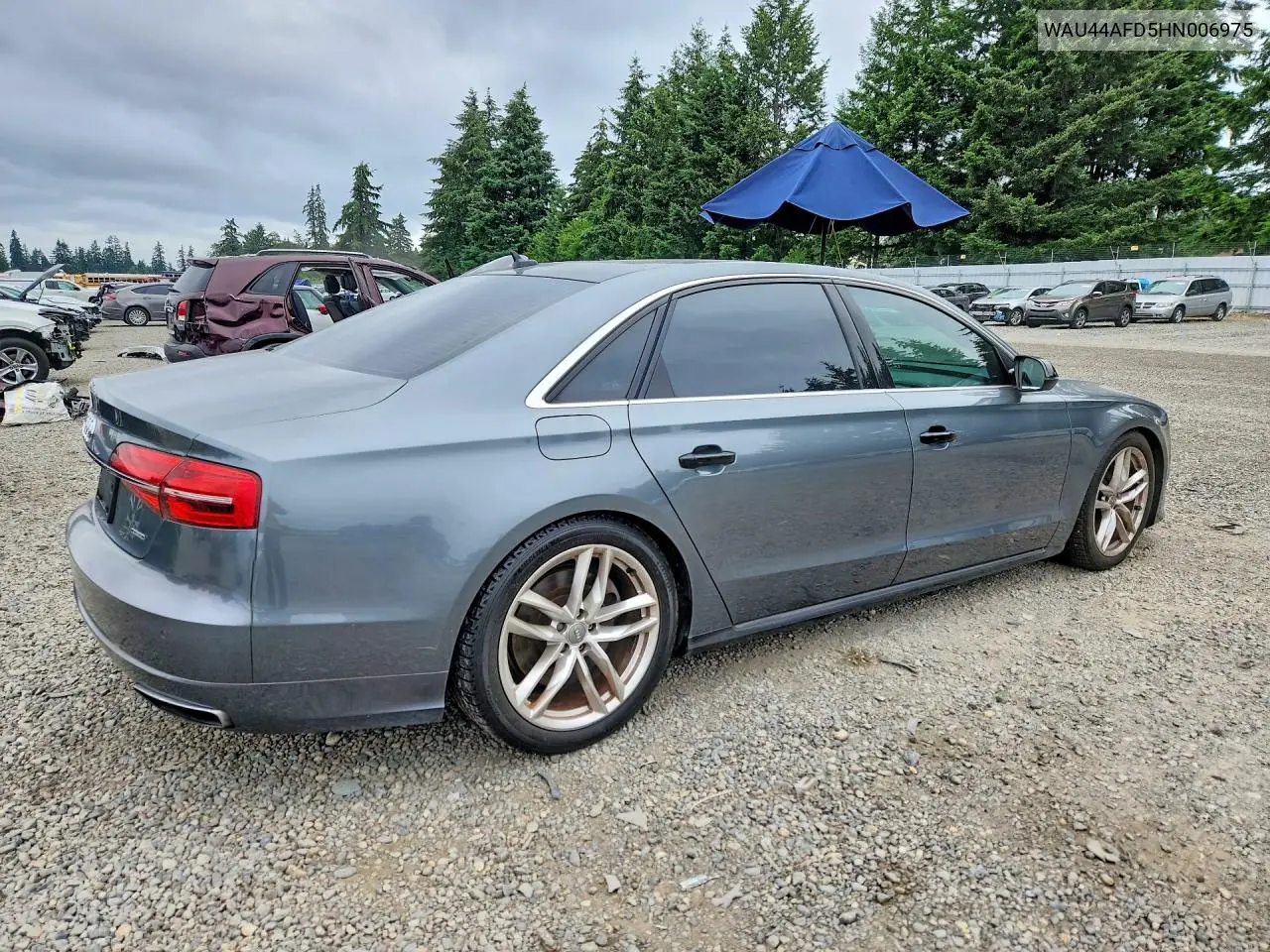 2017 Audi A8 L Quattro VIN: WAU44AFD5HN006975 Lot: 57713116