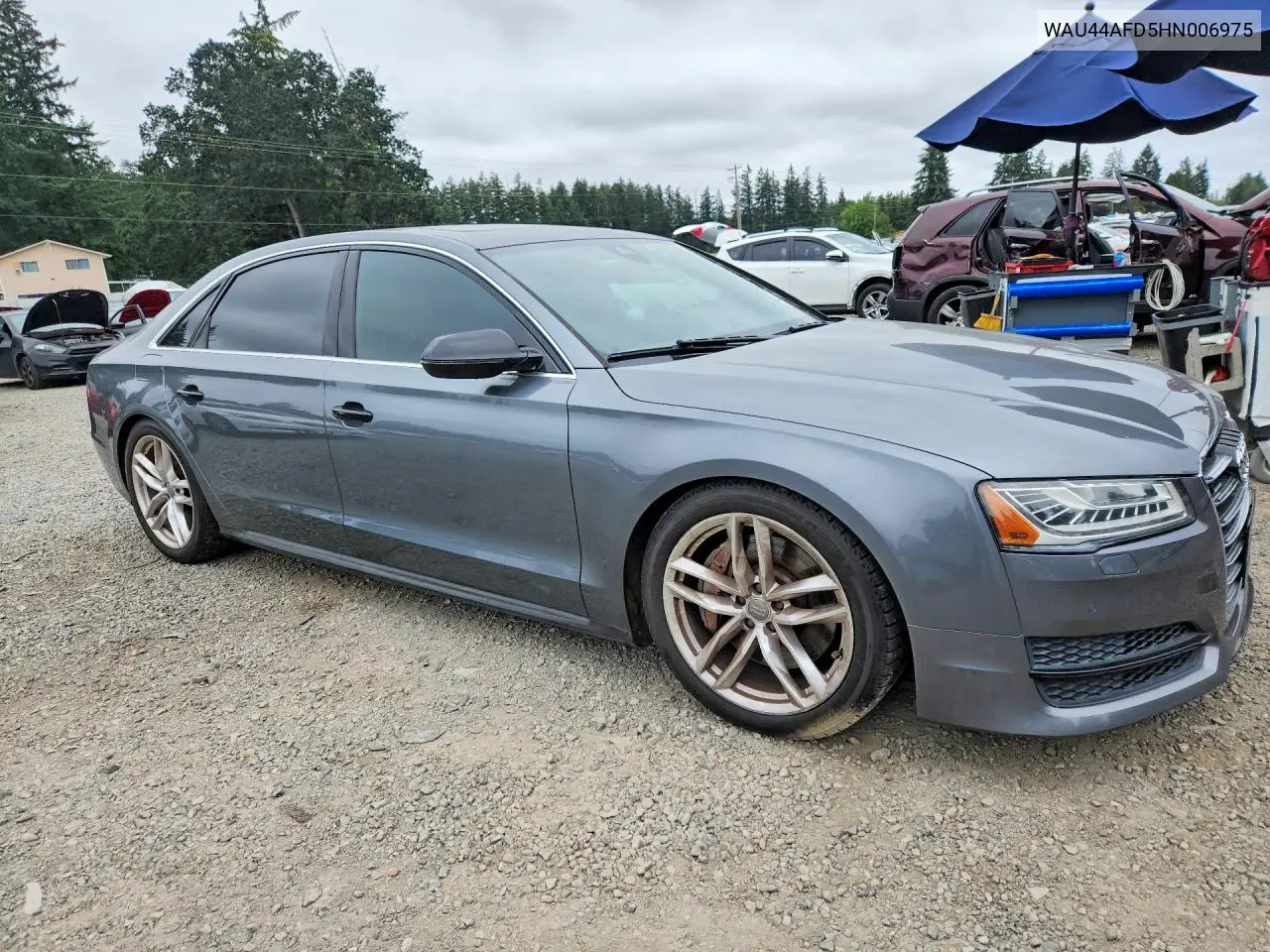 2017 Audi A8 L Quattro VIN: WAU44AFD5HN006975 Lot: 57713116