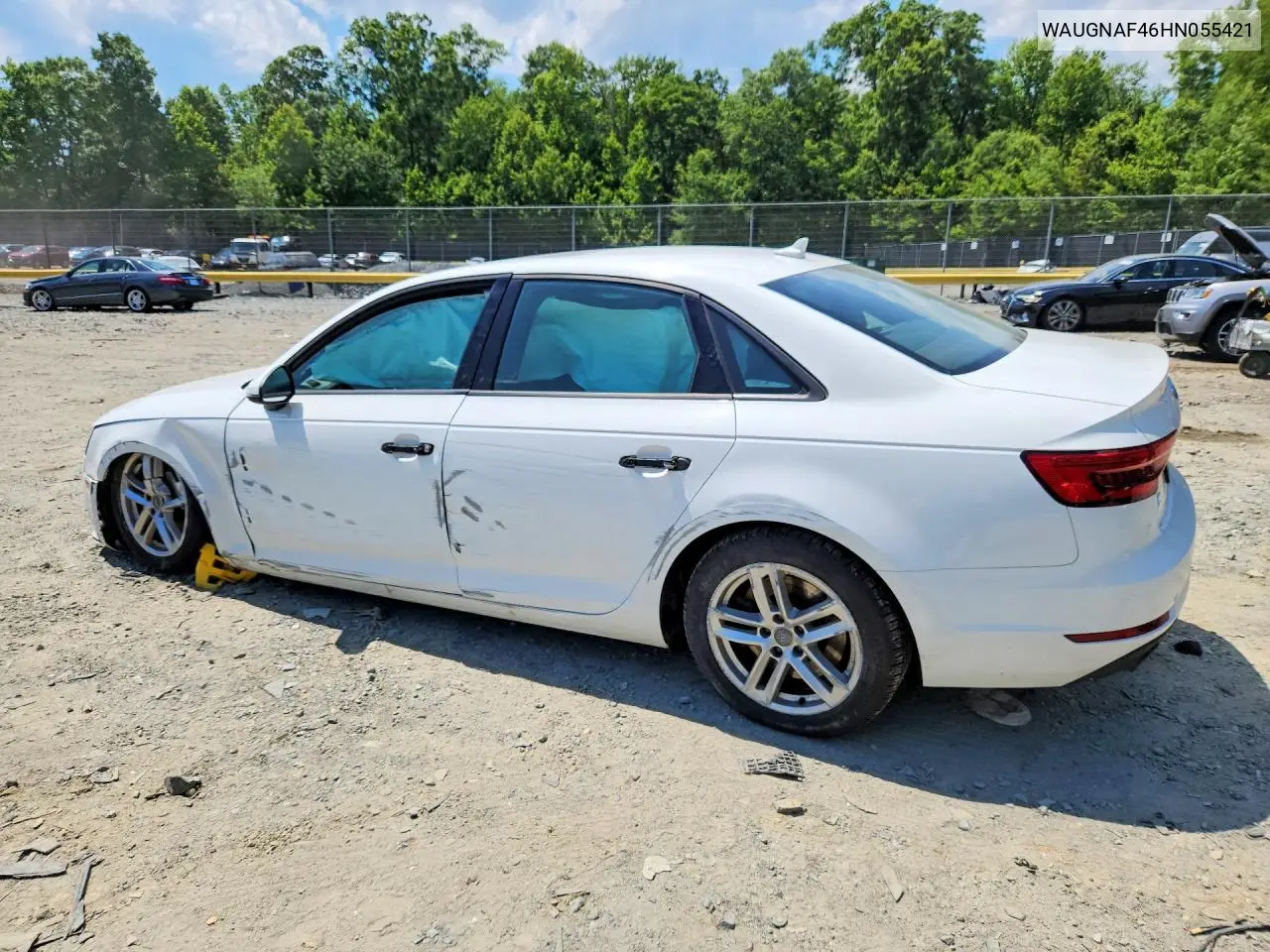 2017 Audi A4 Premium VIN: WAUGNAF46HN055421 Lot: 57718356